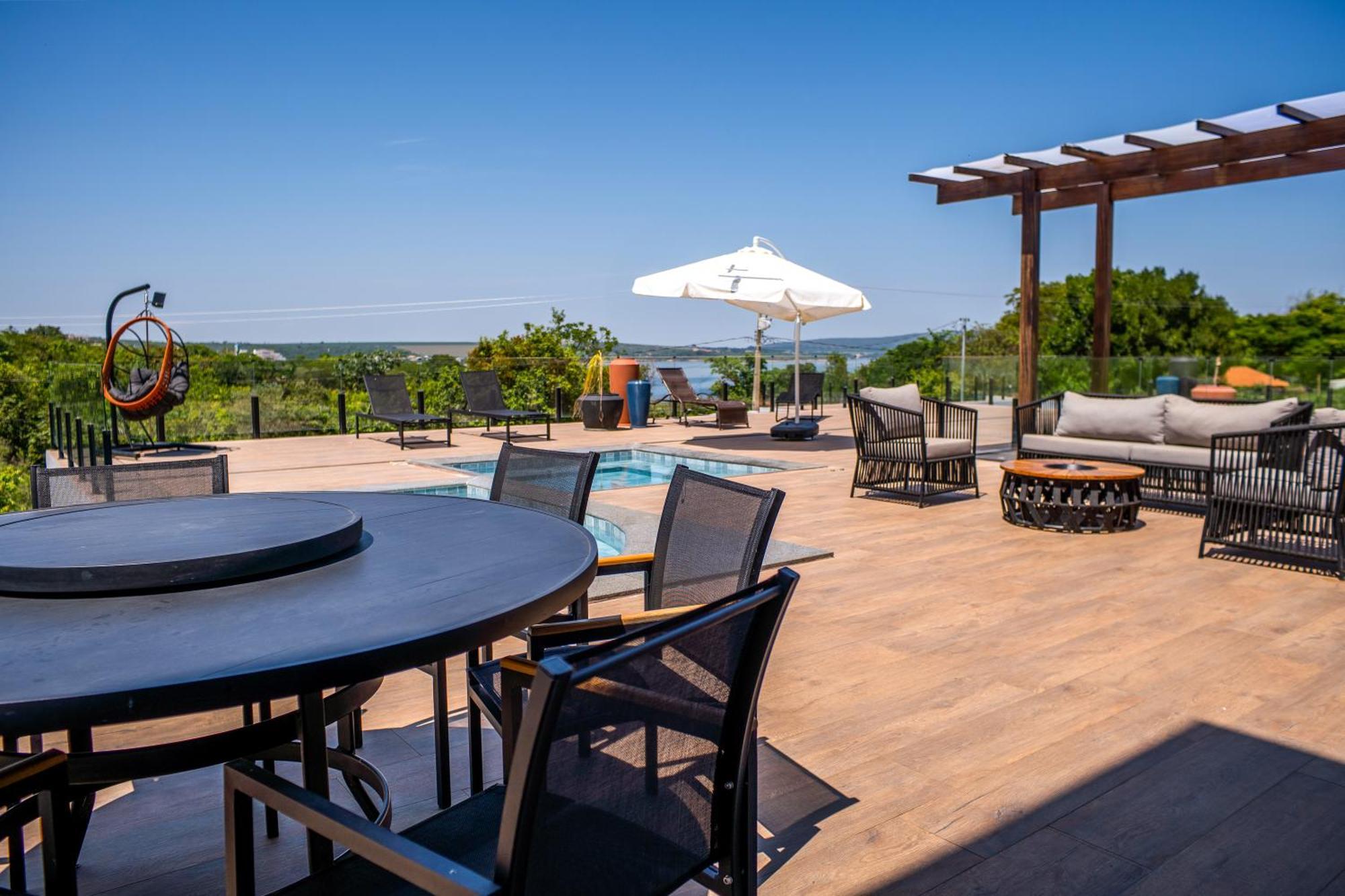 Pousada Com Piscina, Jacuzzi E Com Vista Em Capitolio - Casa Decore 外观 照片